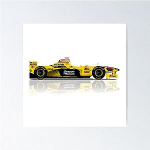 Jordan 198 Damon Hill Poster