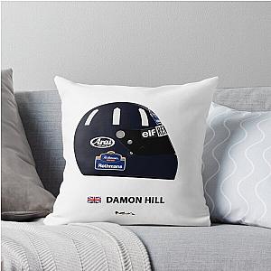 Damon Hill F1 1994 Helmet Throw Pillow