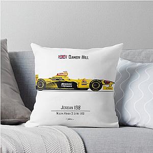 Damon Hill Jordan 198 Throw Pillow