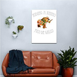 Dance Gavin Dance Riding A Rhino Pico De Gallo Canvas Print Premium Merch Store