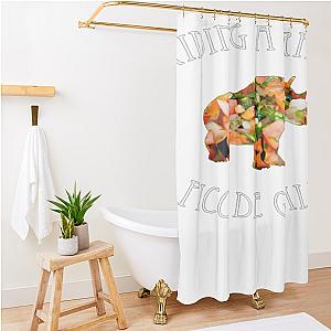 Dance Gavin Dance Riding A Rhino Pico De Gallo Shower Curtain Premium Merch Store