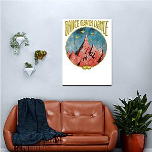 Dance Gavin Dance Mountain Stars Graphic Design Canvas Print Premium Merch Store