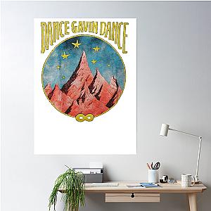 Dance Gavin Dance Mountain Stars Graphic Design Poster Premium Merch Store