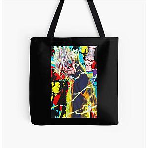 Dandadan All Over Print Tote Bag