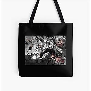 Dandadan All Over Print Tote Bag