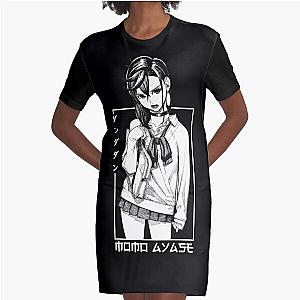 Momo Ayase - Dandadan In Japanese Graphic T-Shirt Dress