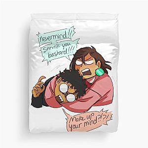 cuter future couple in Dandadan Duvet Cover