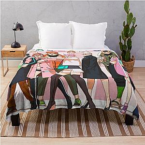 Dandadan Assembly Throw Blanket