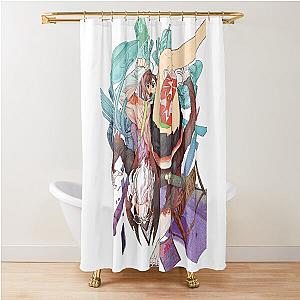 Dandadan Shower Curtain