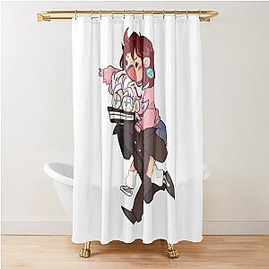Dandadan cuter couple  Shower Curtain