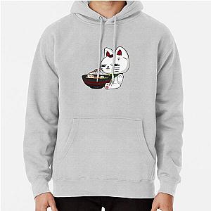Dandadan Turbo granny eating Ramen  Pullover Hoodie