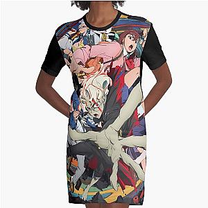 Dandadan Merch Graphic T-Shirt Dress
