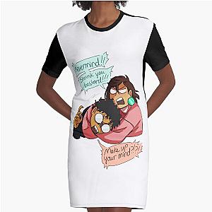 cuter future couple in Dandadan Graphic T-Shirt Dress
