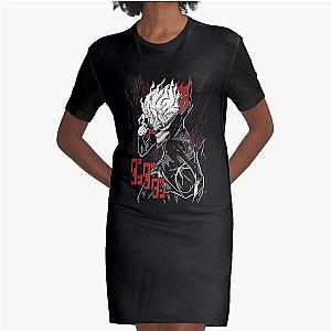 Dandadan Okarun Retro Graphic T-Shirt Dress