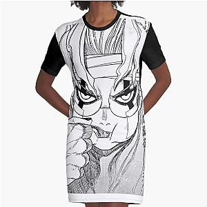 Dandadan manga Okarun Ken Takakura Graphic T-Shirt Dress