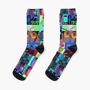 Dandadan Collage Socks