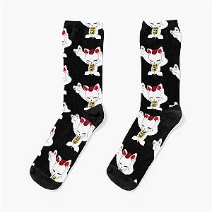 Maneki Neko Dandadan Turbo Granny Listening to Music Ver.2 Socks