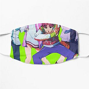 momo ayas and okaru dandadan aira  , japanese manga Flat Mask