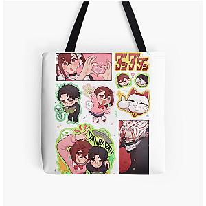 Dandadan Assembly All Over Print Tote Bag