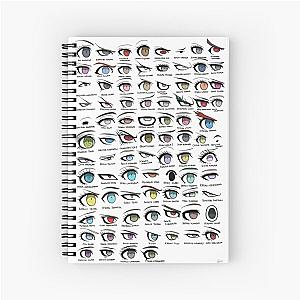 Danganronpa Eyes Spiral Notebook