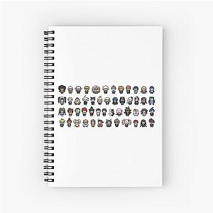 DanganRonpa Sprites Spiral Notebook