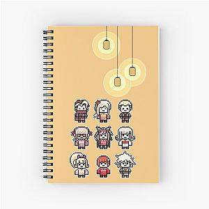 Danganronpa 3 festival sprites with background  Spiral Notebook