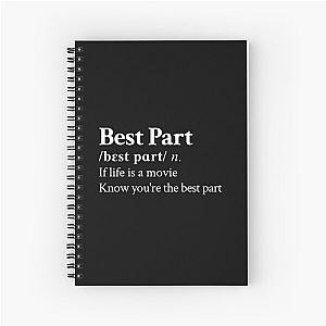 Daniel Caesar Aesthetic Motivational R&B Quote Lyrics Black Spiral Notebook