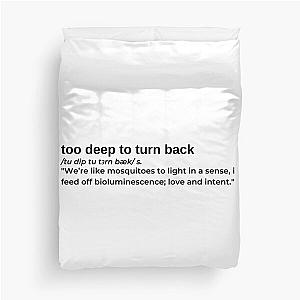 Too Deep To Turn Back by Daniel Caesar Duvet Cover