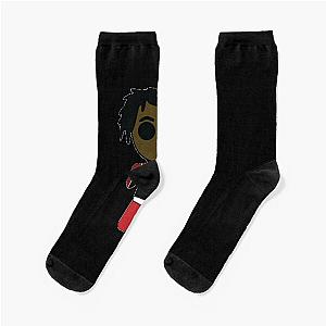 Daniel Caesar Sticker Socks