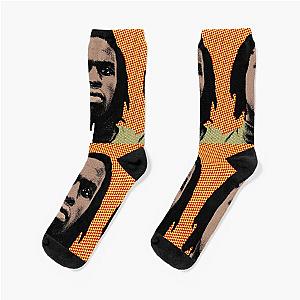 Daniel Caesar style pop art Socks