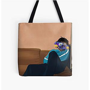 Daniel Caesar vertical  All Over Print Tote Bag