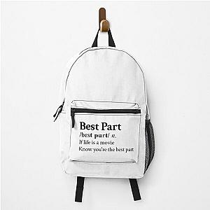 Daniel Caesar Aesthetic Motivational R&B Quote Lyrics Backpack