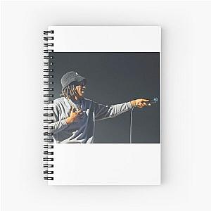 Daniel Caesar Concert Print Spiral Notebook