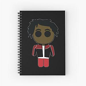 Daniel Caesar Sticker Spiral Notebook