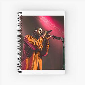 Daniel Caesar Concert Singing Aesthetic Print Spiral Notebook