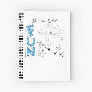 daniel johnston fun vinyl Spiral Notebook