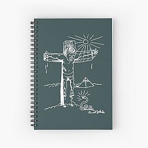 Daniel Johnston  WHITE PRINT Spiral Notebook