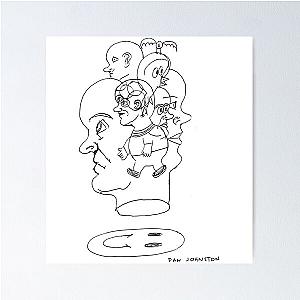 Funny Gifts Among Us Daniel Johnston Poster