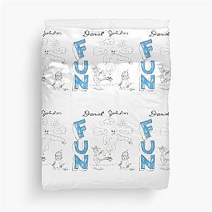 daniel johnston fun vinyl Duvet Cover