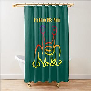 Hi How Are You Shirt Daniel Johnston Album Cover  Austin Texas Keep Austin Weird Frog Mu    Shower Curtain