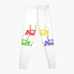 Daniel Johnston Frog Character Hi Funny Leggings