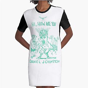 The Devil and Daniel Johnston Hi How Are You Graphic T-Shirt Dress