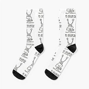 Daniel Johnston Hi How are You Socks