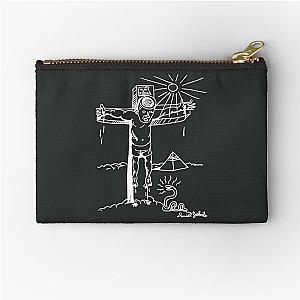 Daniel Johnston  WHITE PRINT Zipper Pouch