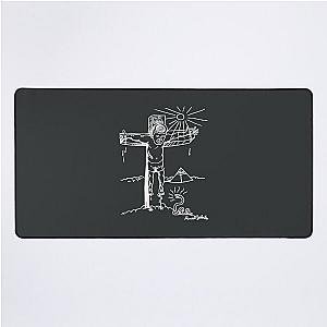 Daniel Johnston  WHITE PRINT Desk Mat