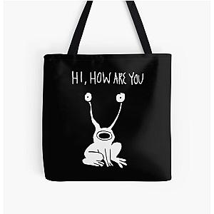 Hi How Are You- Daniel Johnston Car Decal All Over Print Tote Bag