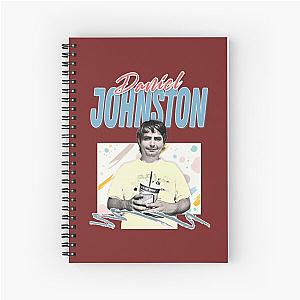 90s Style Aesthetic Daniel Johnston Tribute Design     Spiral Notebook