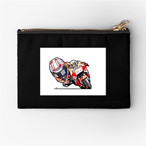 Dani Pedrosa The Silent Force Dani Pedrosa Zipper Pouches