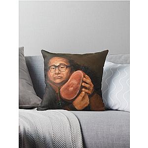 Danny Devito and his Beloved Ham Throw Pillow