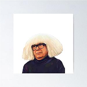 danny devito art, danny devito wig funny Poster